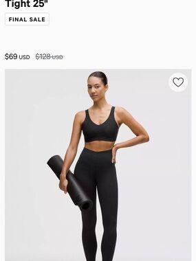 lululemon athletica Black High-Rise Seamless Leggings